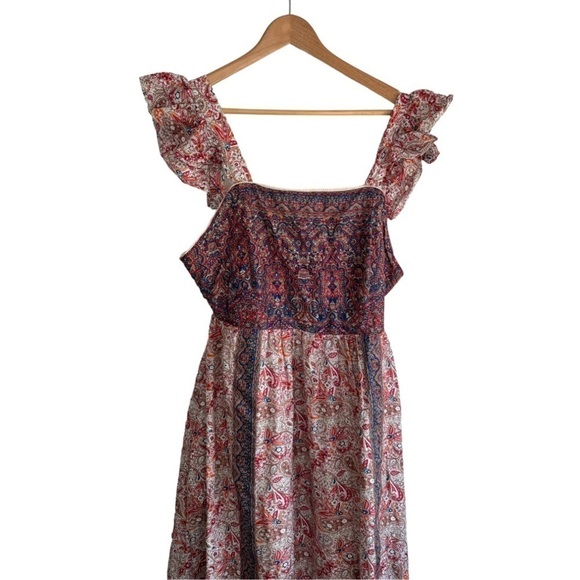 New! Haute Hippie Patchwork Print Maxi Dress - Picture 6 of 8
